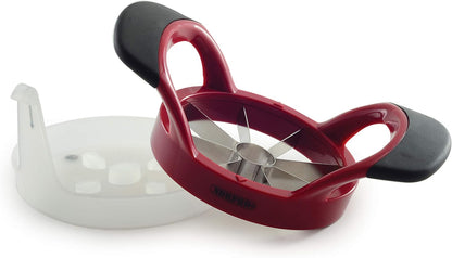 Norpro 5099 Grip Ez Fruit Wedger/Corer with Push Plate, 8 Sections