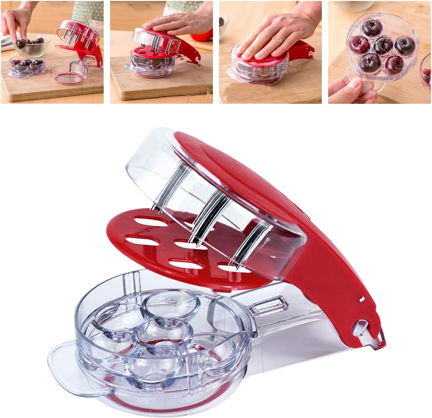 Cherry pitter tool, Cherry pitter tool pit remover, portable cherry pitter, Stainless steel cherry seed remover, Corer tool kitchen olive seed depitter.