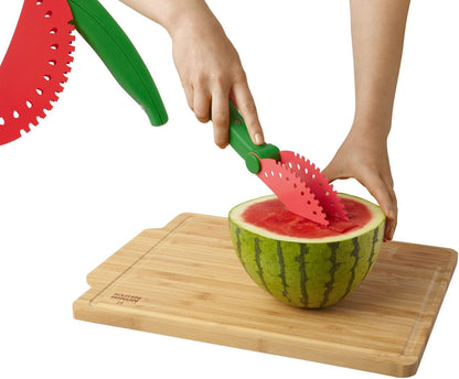 Kuhn Rikon Original Melon Knife Color, Red/Green