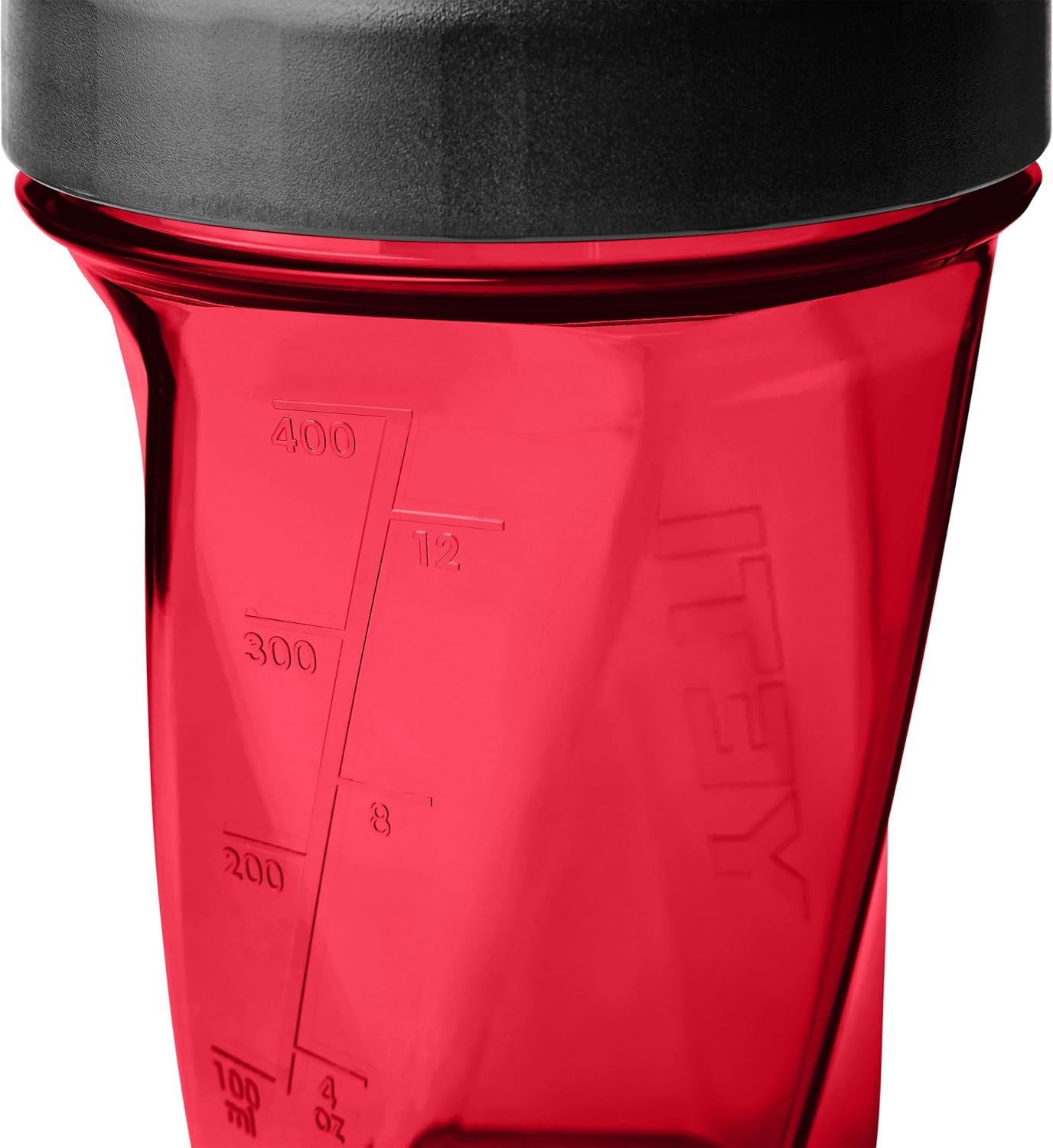 YETI Yonder Helimix Vortex Blender Shaker Bottle Holds up to 20oz | No Blending Ball or Whisk | USA Made | Portable Pre Workout Whey Protein Drink Shaker Cup | Dishwasher Safe, Clear