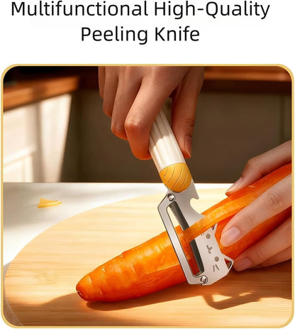 Vegetable Peeler Sharp Stainless Steel Blades for Veggie Potato Sugarcane Pumpkin Papaya Peeling Tool