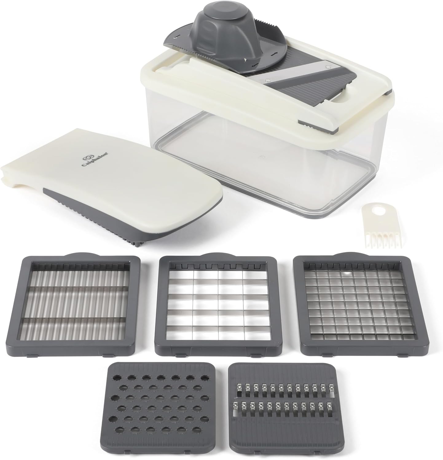 Calphalon Aero 5 in 1 Vegetable Chopper and Dicer, Food Chopper with Container