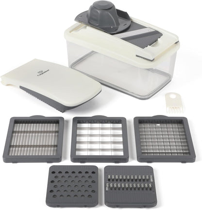 Calphalon Aero 5 in 1 Vegetable Chopper and Dicer, Food Chopper with Container