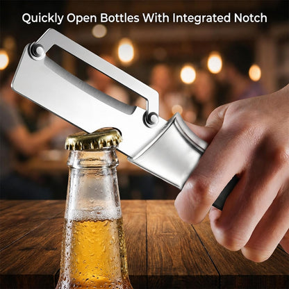 2026 New Multifunctional Vegetable Peeler with Bottle Opener, Kitchen 2 in 1 Handheld Stainless Steel Fruit Veggie Peeler for Fruit and Veggie (2 Pack)