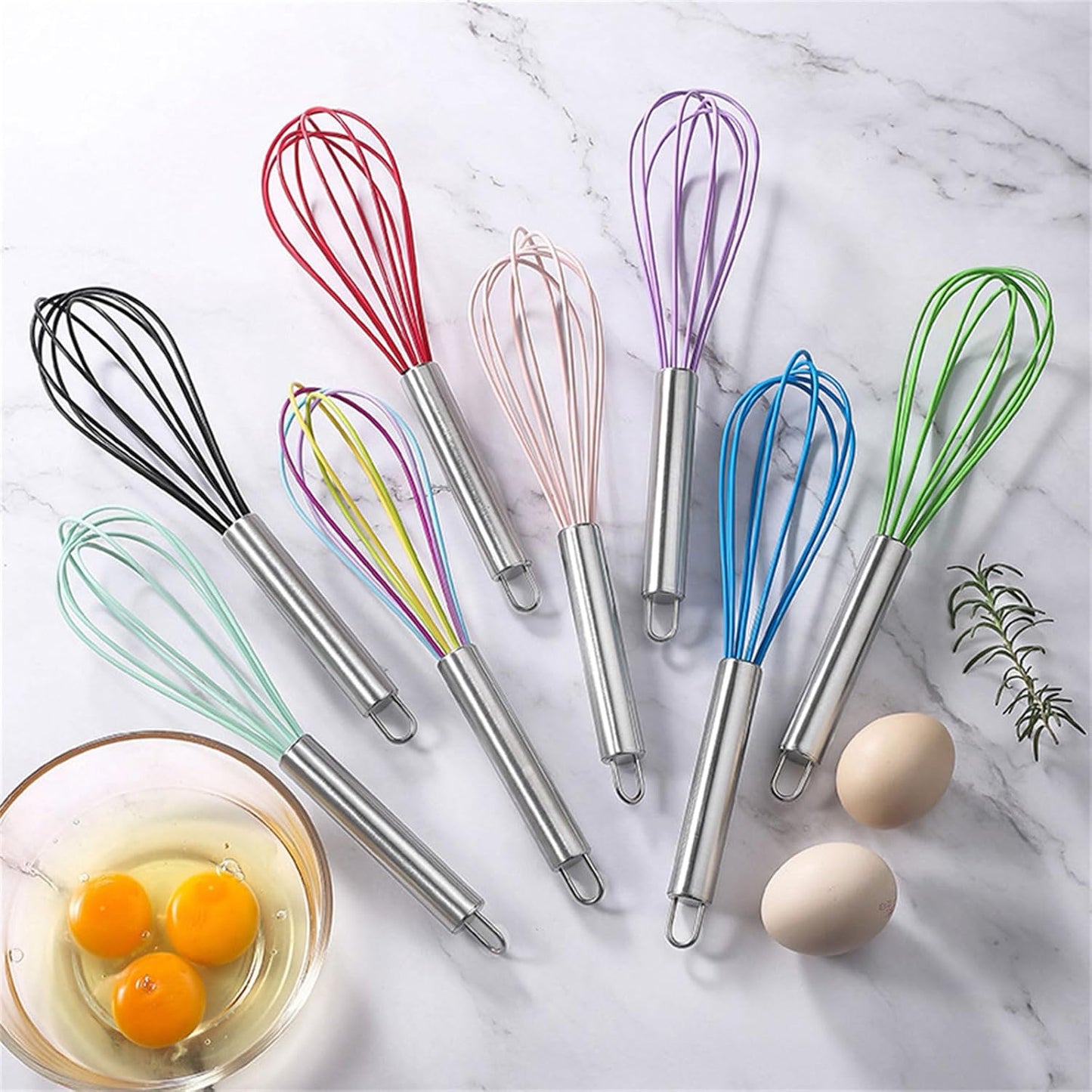 PURPLELILY Cake Baking Utensil Eggs Beater Pastry Tools Eggs Mixer Mixing Utensil Kitchen Accessories for Perfectly Blended Eggs Baking Enthusiasts, Blue