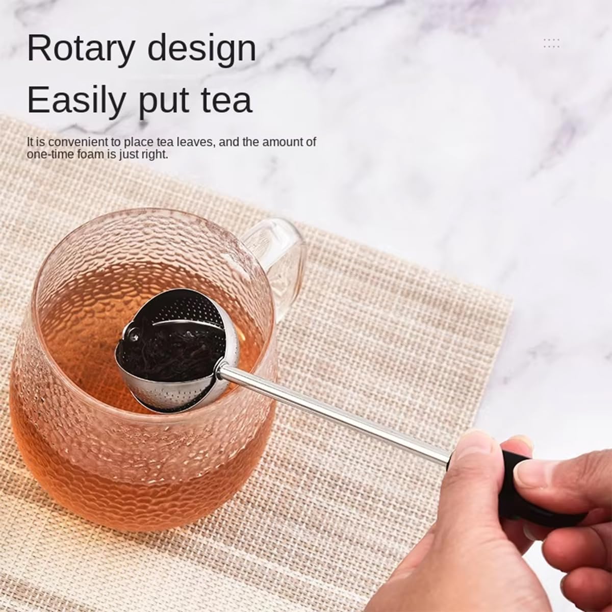 2pack Tea Ball, tea infuser for loose leaf tea, tea strainers for loose tea, stainless steel tea strainer, loose leaf tea steeper, easy clean, tea fine mesh strainer reusable