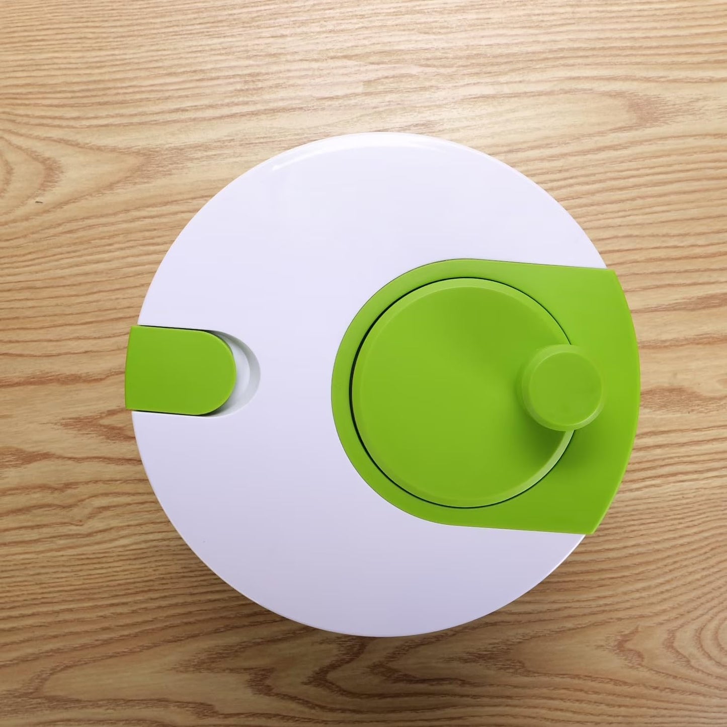 4qt Salad Spinner Vegetable Dryer, Green Glaze, Height 6.54in, Weight 1.55lb, BPA free