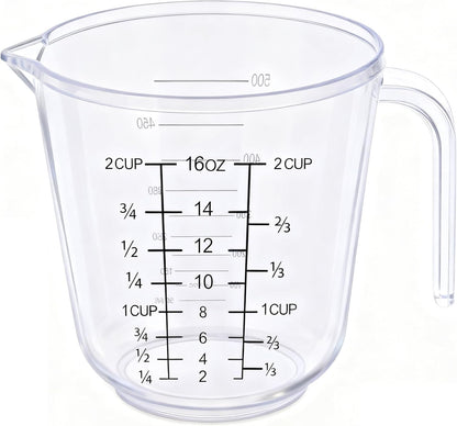DOTINGHUX Measuring Cup, 1 ½ Cup, Clear