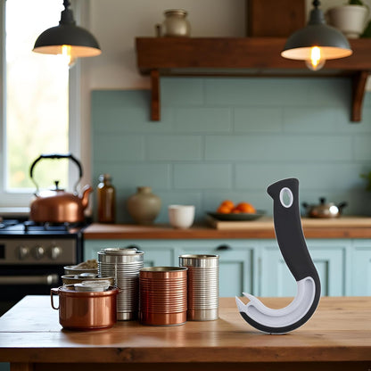 Hand can opener manual, can opener for seniors, Easy Open Ring Pull Can Opener, convenient to open cans labor-saving tools can be used for a variety of Pull-Tab Cans, Soda Cans Canned Pet,Can Openers