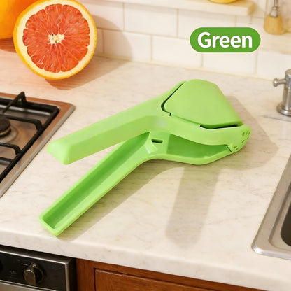 Lemon Squeezer, Effortless Manual Flat Lime Juicer Squeezer, Fold-Flat Citrus Juicer, Hand Citrus Press, Sturdy Flat Manual Lemon Juicer, Suits Lime & Lemon (Yellow)