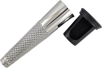 Fox Run Stainless Steel Cone Nutmeg Grater, 5.5" With Storage