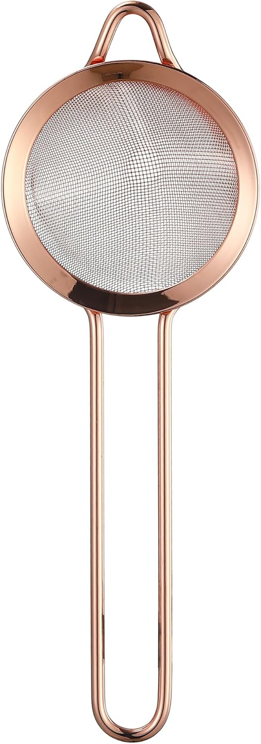 Fine Mesh Cocktail Strainer, Stainless Steel, Long Handle Set of 2 (Stainless Steel set of 2)