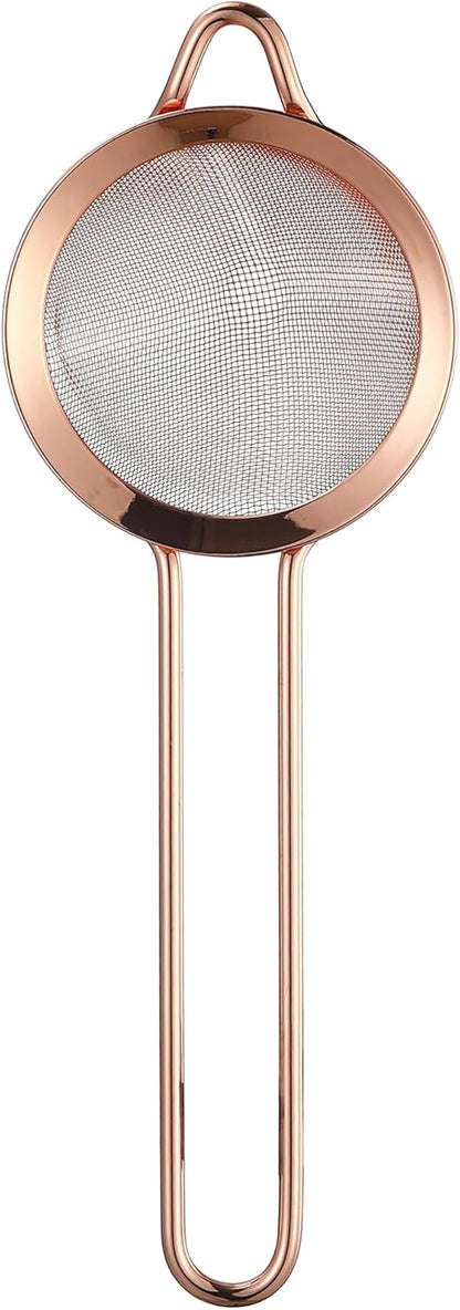 Fine Mesh Cocktail Strainer, Stainless Steel, Long Handle Set of 2 (Stainless Steel set of 2)