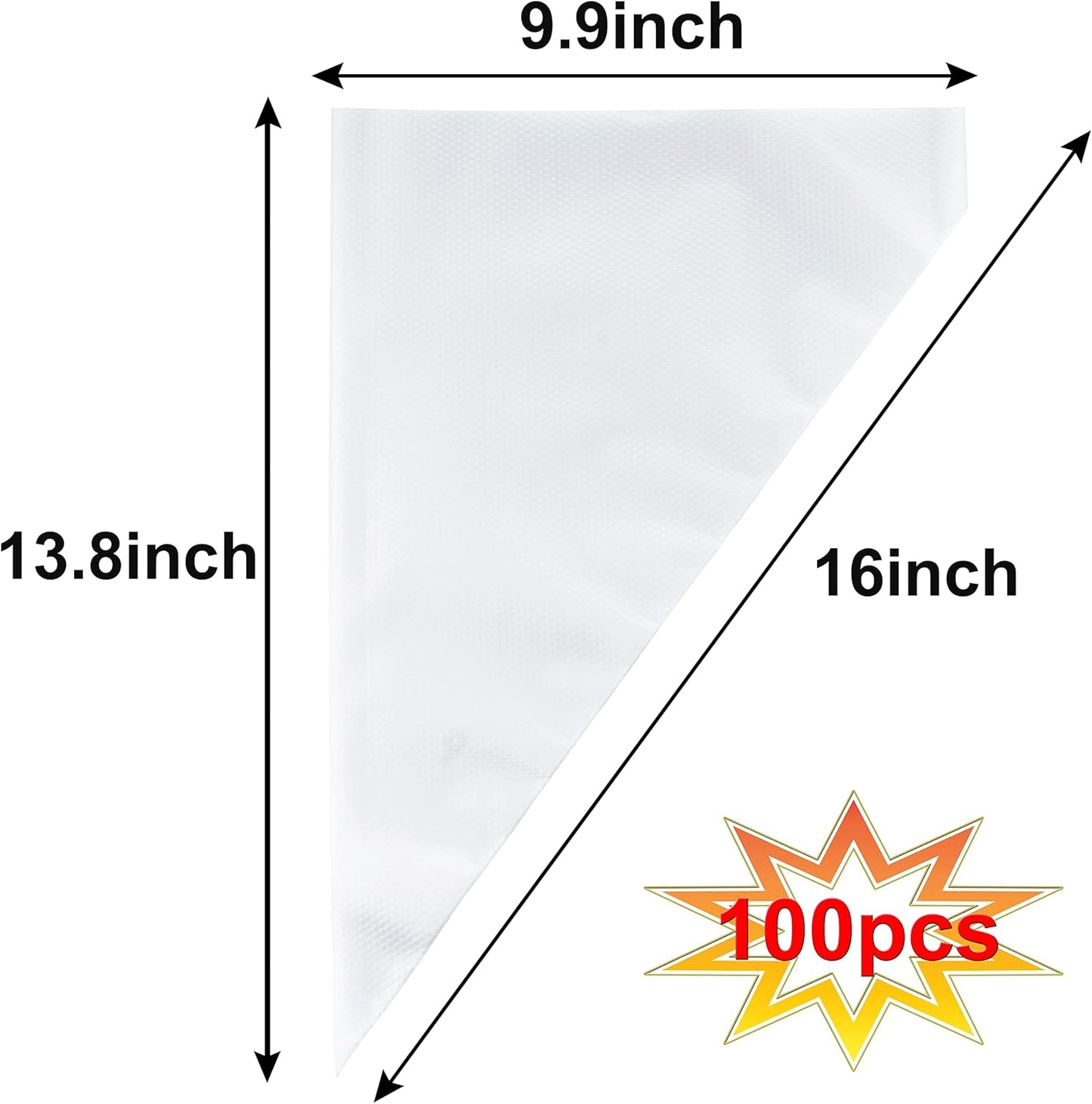 Piping Bags and Tips Set, Cakes Decorating Supplies Kit with 100pcs 12 Inch Pastry Bags, 16 Piping Tips, 3 Cake Scraper, 2 Couplers, 2 Bag Ties, Simple and Convenient Baking Supplies Set