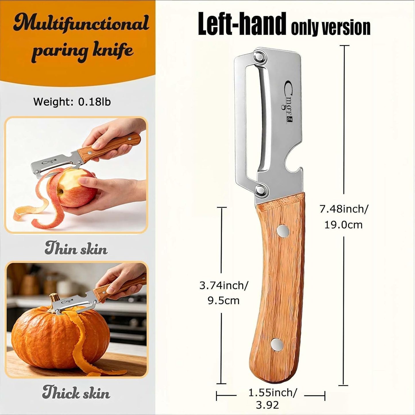 Vegetable Peeler Sharp Stainless Steel Blades for Veggie Potato Sugarcane Pumpkin Papaya Peeling Tool