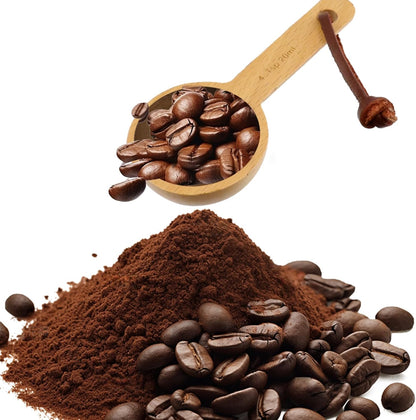 30ml Wood Measuring Spoon and Scoop Wooden Tablespoon 30ml Measuring Scoop 2 TBSP Retro Coffee Spoons for Dry Ingredients Ground Tea Spice (Wood Color, 2TBSP)