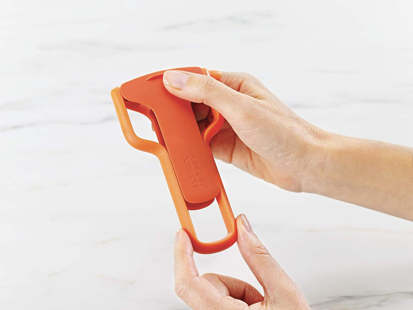 Joseph Joseph Multi-Peel Y-shaped Peeler Easy Grip Handles Stainless Steel Blade for Kitchen Vegetable Fruit, Light Green