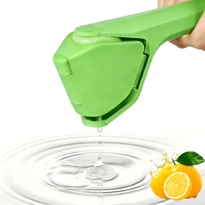 Lemon Squeezer, Effortless Manual Flat Lime Juicer Squeezer, Fold-Flat Citrus Juicer, Hand Citrus Press, Sturdy Flat Manual Lemon Juicer, Suits Lime & Lemon (Yellow)