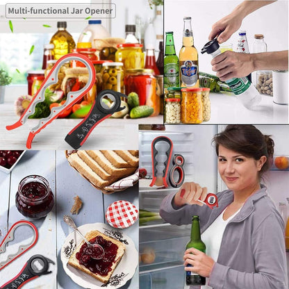 Easy-Twist Jar Opener: Maxracy Effortless Lid Opening for Weak Hands & Arthritis | Versatile Bottle Opener | Jar Openers & Bottle Openers