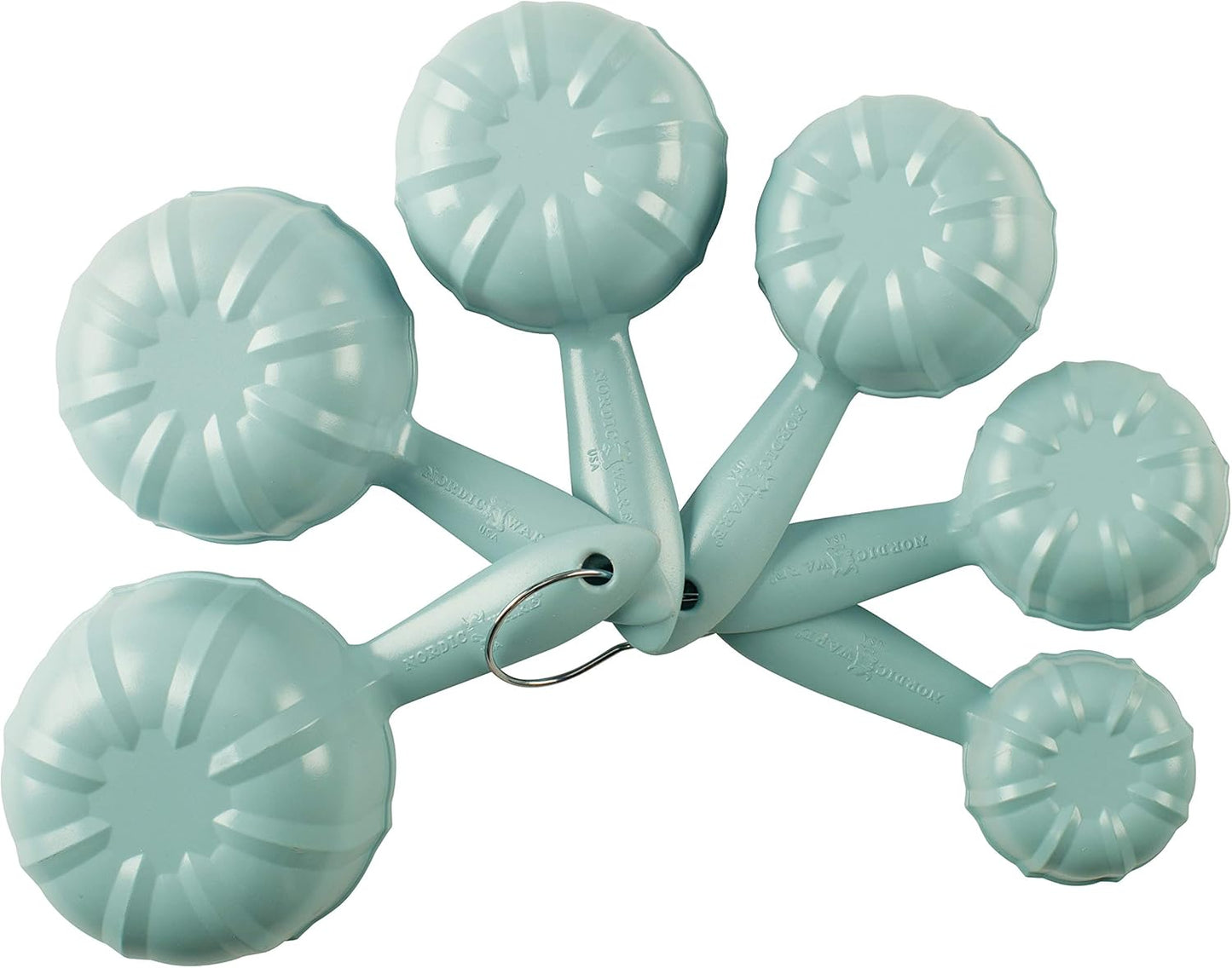 Nordic Ware Cups Bundt Measuring, Set of 6, Sea Glass
