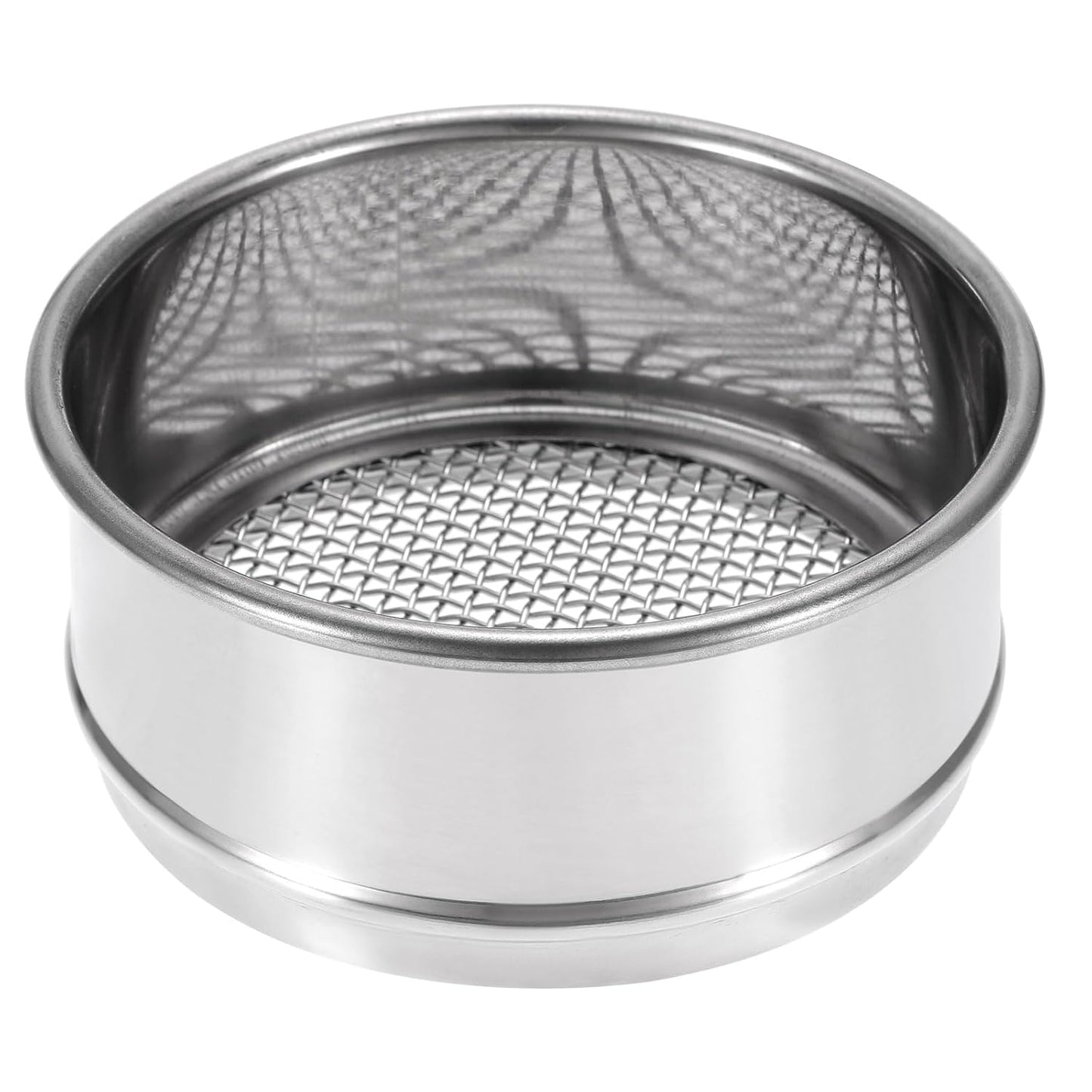 PATIKIL 150 Mesh Lab Sieve, 4" Diameter Test Sieve 304 Stainless Steel Wire Cloth (0.1mm) for Industrial Laboratory