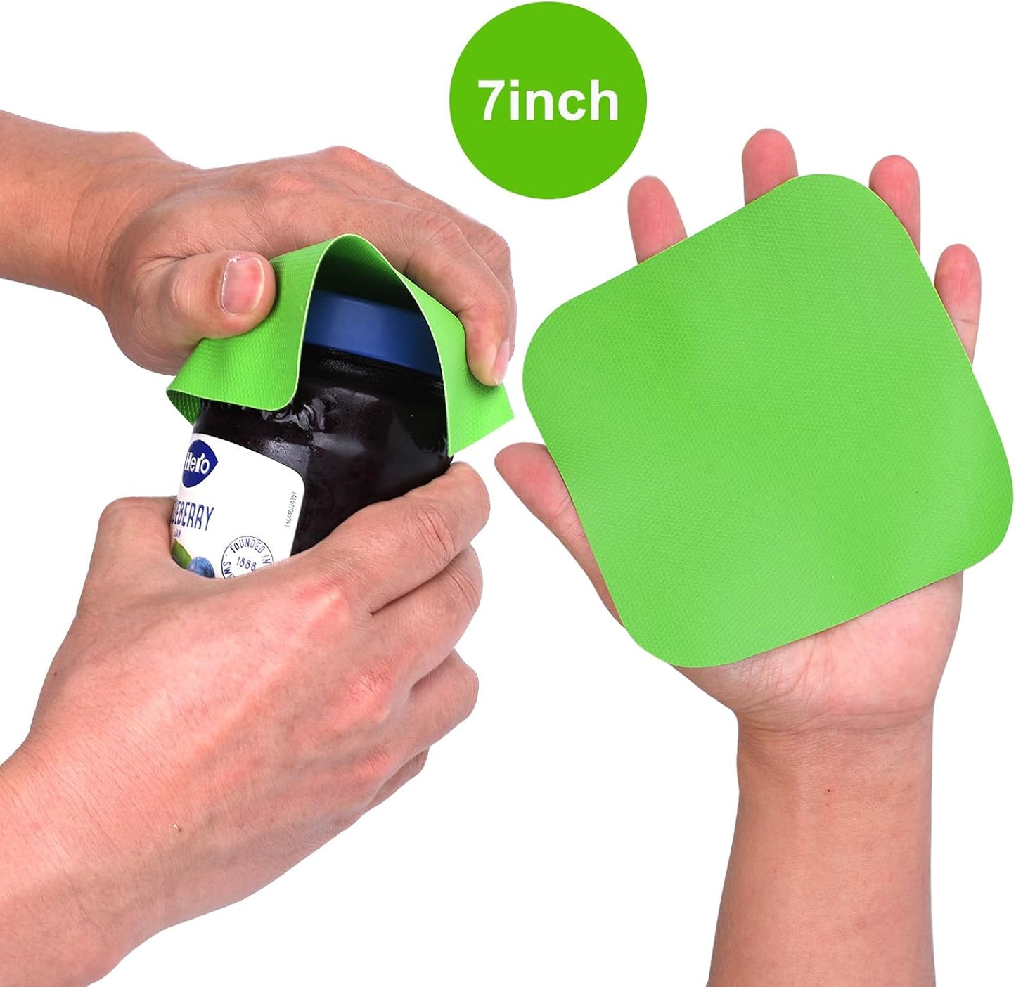 Jar Opener Multifunction Adjustable for 1-4 inches Bottle Can, Stainless Steel Lids Off Jar Opener. Fit Seniors, Arthritis, Women, Chilren, Weak Hands