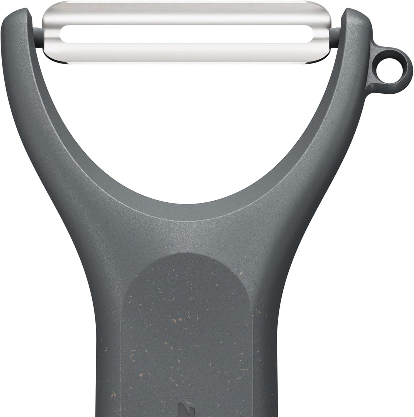 Zyliss Swivel Peeler – Ultra-Sharp Stainless Steel Blade for Potatoes, Carrots & Soft Fruits – Ergonomic Wheatstraw Grip – Built-in Eye Cutter & Safety Cover – Dishwasher Safe – Vegetable Peeler