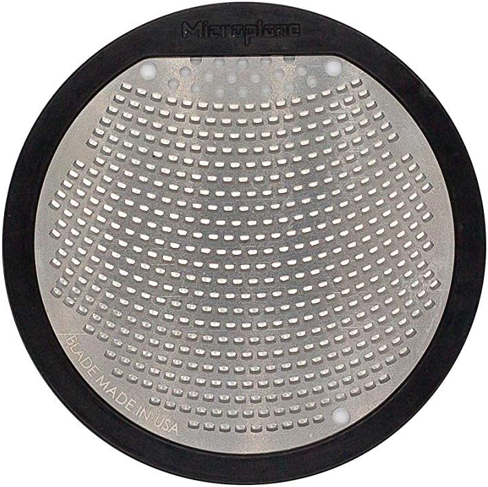 Microplane 2-Piece Ultimate Mason Jar Lid Grater Set, Fine & Ribbon Stainless Steel Blades, Fits Wide Mouth Canning Jars, Shaker Holes, Zester & Cheese/Spice Grater, Handheld Stainless Steel Rasp