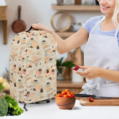 Coffee Pastry Blender Dust Cover with Drawstring Field Stand Mixer or Coffee Maker Cover Anti Fingerprint Polyester Appliance for Home Kitchen Decor