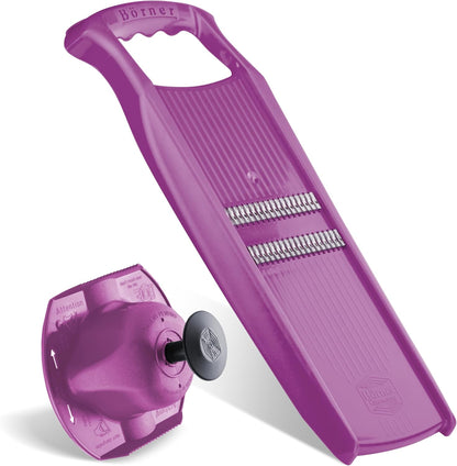 BORNER Roko PowerLine | Vegetable Grater Börner - Quality Made in Germany, Color:Orange