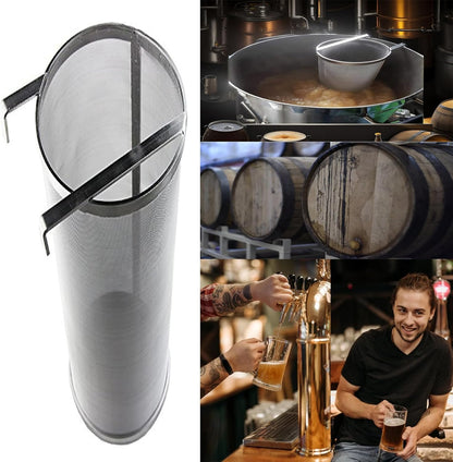 Hop Spider 300 Micron Mesh Stainless Steel Hop Filter Strainer for Home Beer Brewing Kettle