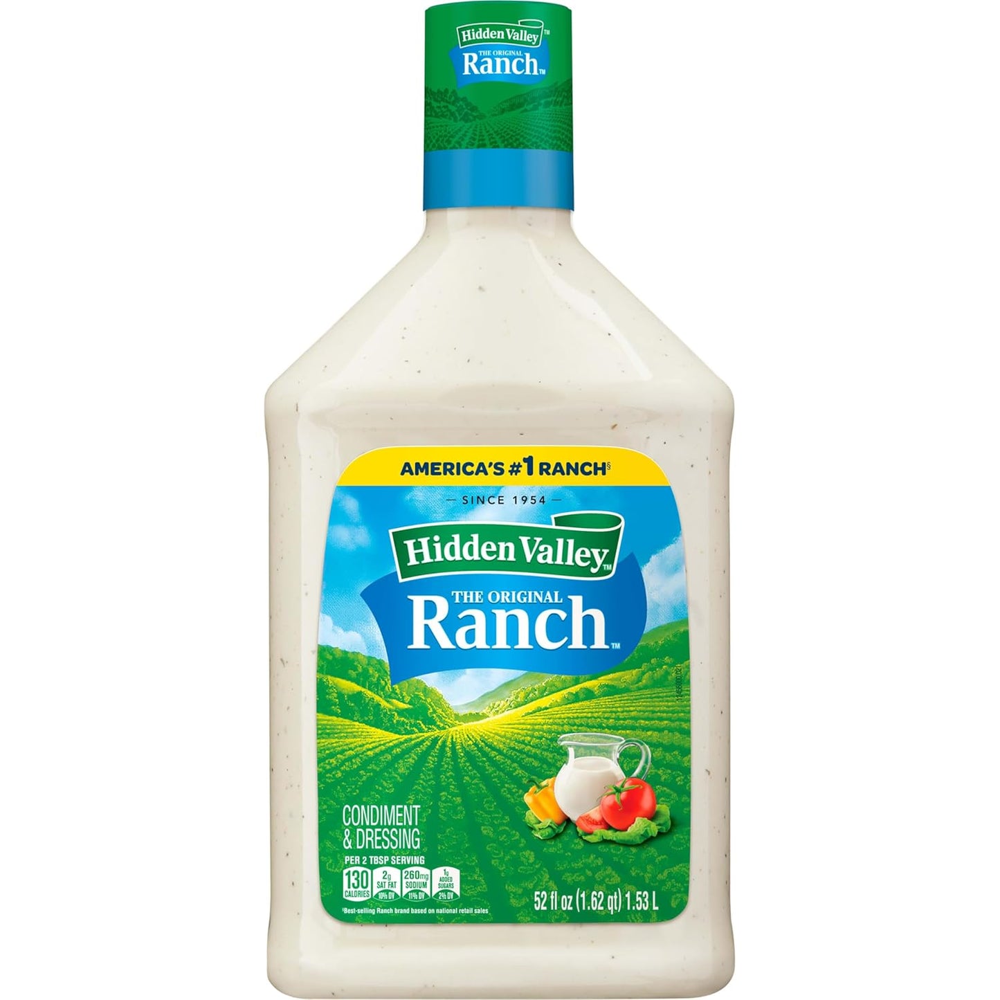 Hidden Valley Original Ranch Salad Dressing and Topping, 52 Ounce Bottle (Package May Vary)