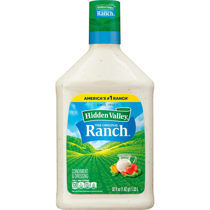 Hidden Valley Original Ranch Salad Dressing and Topping, 52 Ounce Bottle (Package May Vary)