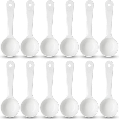 Carlisle FoodService Products 492104 Measure Miser Solid Measuring Spoon with Short Handle, 1 Ounce, Yellow