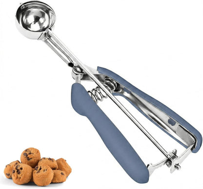 Cookie Scoop, Ice Cream Scoop, 1Tbsp/15 ml/0.5oz Cookie Scoops for Baking, 18/8 Stainless Steel Cookie Scooper for Baking, Ice Cream Scooper with Trigger Release, Cookie Dough Scoop with Non-slip Grip