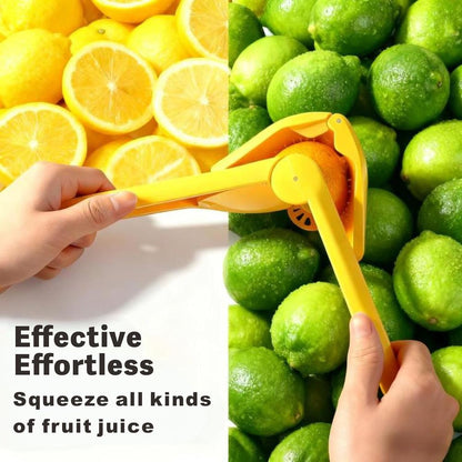 Lemon Squeezer, Effective at Squeezing Out Juice, Easy-to-Use, Very Sturdy, Lemon Juicer, Lime Squeezer, Citrus Juicers, Lemon Juicer Squeezer to Squeeze Lemons, Lime, Citrus, Orange(Yellow)