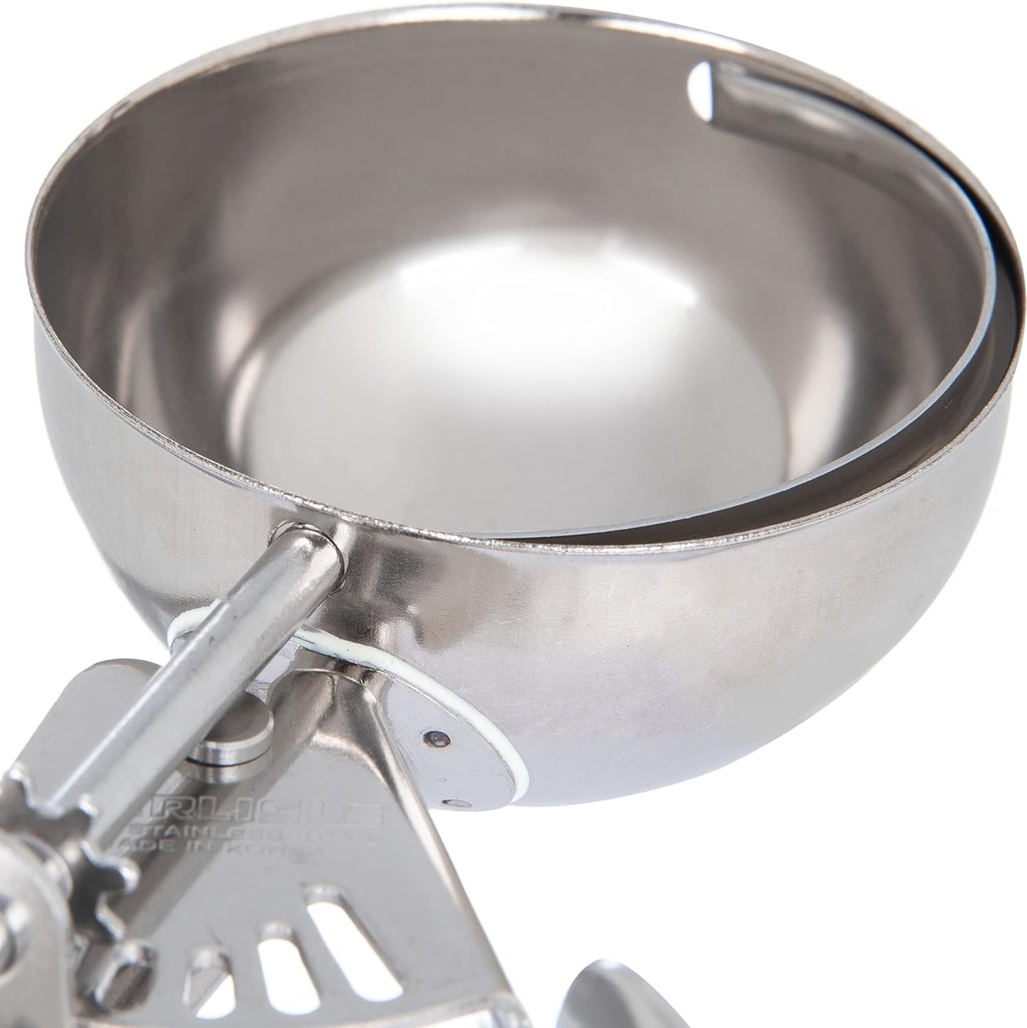 Carlisle FoodService Products 60300-30 Stainless Steel Portion Control Disher Scoop, 1.3 oz, Black, 1 Count