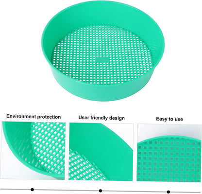 Bonsai Tools DIY Tools Mining Sand Sifter Mesh Filter Sifter Plastic Sand Grader Dispenser Gardening Supplies Stone Riddle Plastic Sieve Light