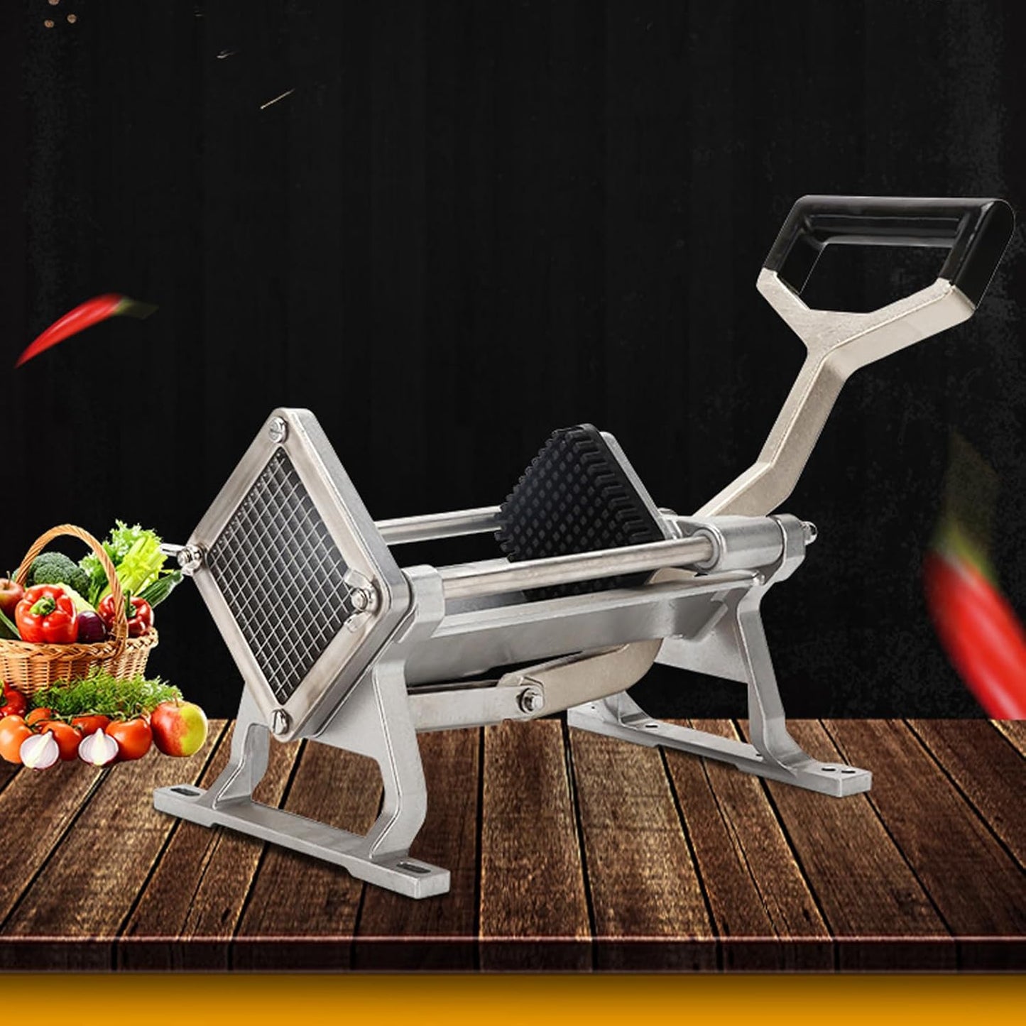 Pomya Commercial French Fry Cutter Blade, Potato Cutter Machine Blade Replacement with Easy to Connect for French Fry Cutting Machine Manual Potato Cucumber Carrot