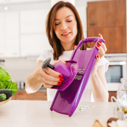 BORNER Roko PowerLine | Vegetable Grater Börner - Quality Made in Germany, Color:Orange