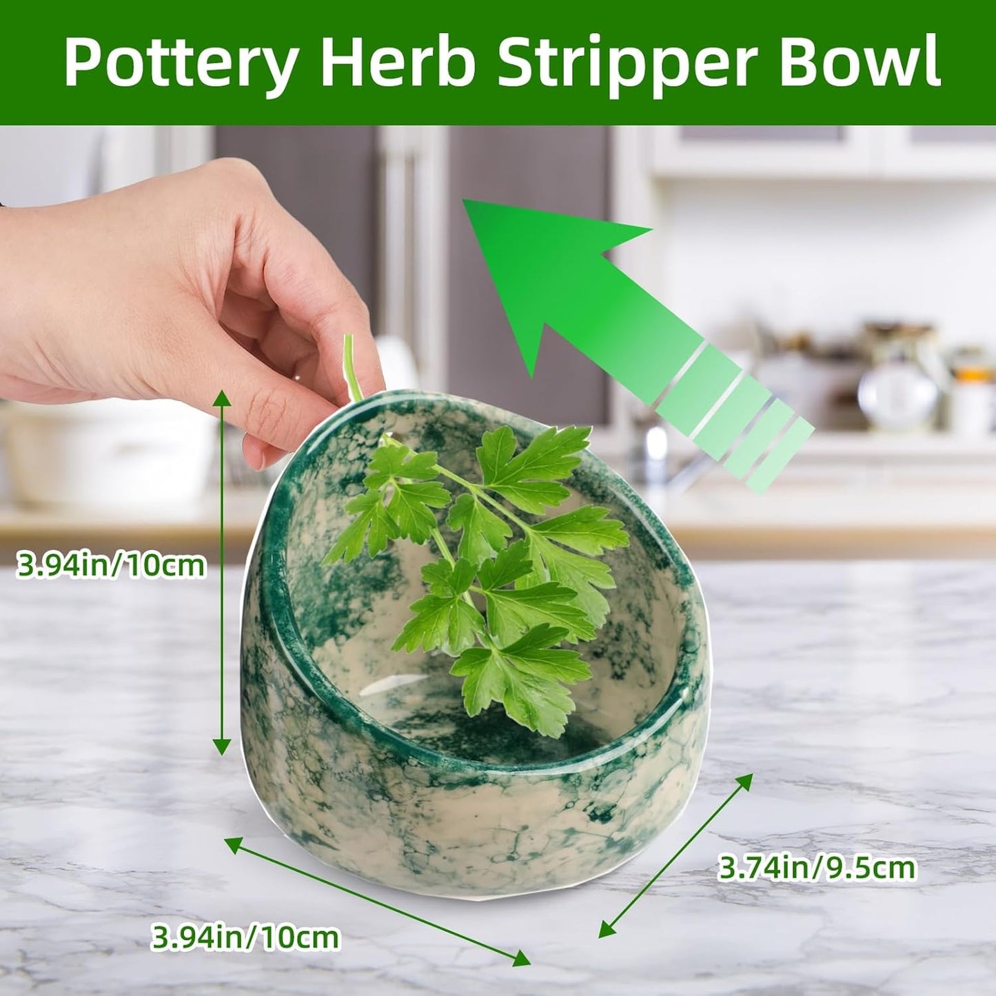 herb stripper，herb stripper bowl，pottery herb stripper，handmade with different circular hole sizes for separating leaves and stems.