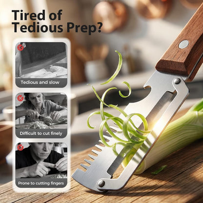 Premium Vegetable Peeler with Wooden Handle and Bottle Opener, 2026 Upgrade Multifunctional Vegetable Peeler for Kitchen, Multi-Functional Kitchen Gadgets Tool for Fruit Vegetables Potato (1)
