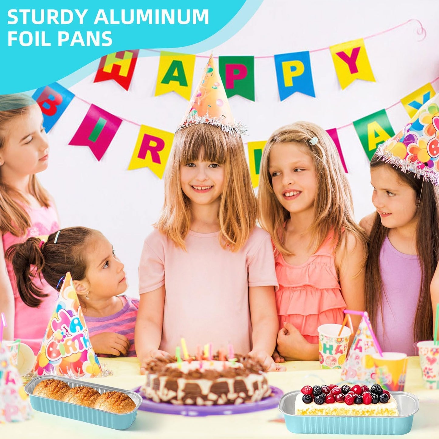 Mini Loaf Pans with Lids and Spoons Sealing Sticker,30 Pcs 6.8oz Cake Pans for Baking Disposable Aluminum Foil Christmas Cake Pan (30 PCS GOLD)