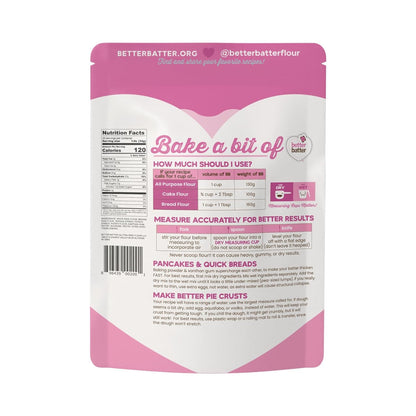 Better Batter Original Blend Multipurpose Gluten Free Flour 2.5lb – Certified GFCO, Vegan, Kosher, Non-GMO – Top 9 Allergen Free, Award Winning Cup-for-Cup Baking Alternative to Regular Wheat Flour