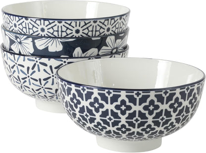 Gibson Home Extra Large Serving Bowls Set of 2-100 oz 10-Inch White Porcelain Salad Bowl Set, Stackable Ceramic Kitchen Bowls, Dishwasher & Microwave Safe