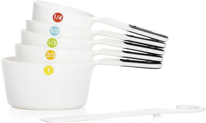 OXO Good Grips 6-Piece Plastic Measuring Cups- White
