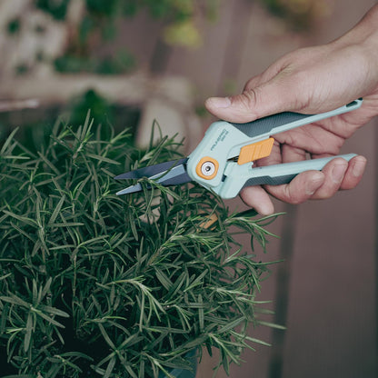 PrunePro Garden Scissors Pruning Shears Sharp Stainless Steel Non-Stick Teflon Coating Blade for Precise Cuts Garden Snip Bonsai Clippers for Plants Rose Flower