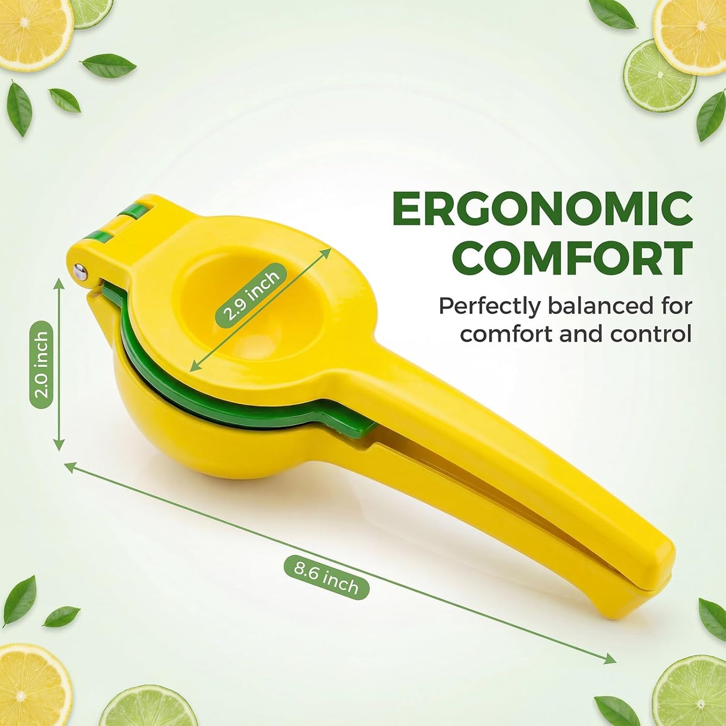 Stainless Steel Manual Juicer Citrus, Lemon Squeezer, Fruit Juicer Lime Press Metal, Professional Hand Juicer Kitchen Tool Bar Juicer for Bartender Accessories
