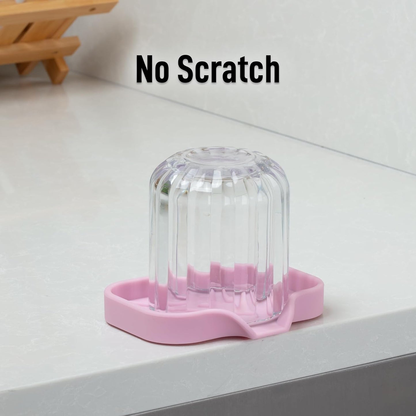 Zulay Kitchen (9x3.5in Sponge Holder for Kitchen Sink - Flexible Heavy-duty Multipurpose Sink Caddy - Counter Organizer for Kitchen, Bathroom, Makeup, Trinkets & More! (Grey)