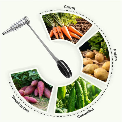 Potato Spiralizer, Spiral Slicer, Kitchen Spiralizer for Potatoes and Veggies Quick Uniform Spirals, Easy to Use and Clean, For Carrots Zucchini and Vegetables (3pcs)